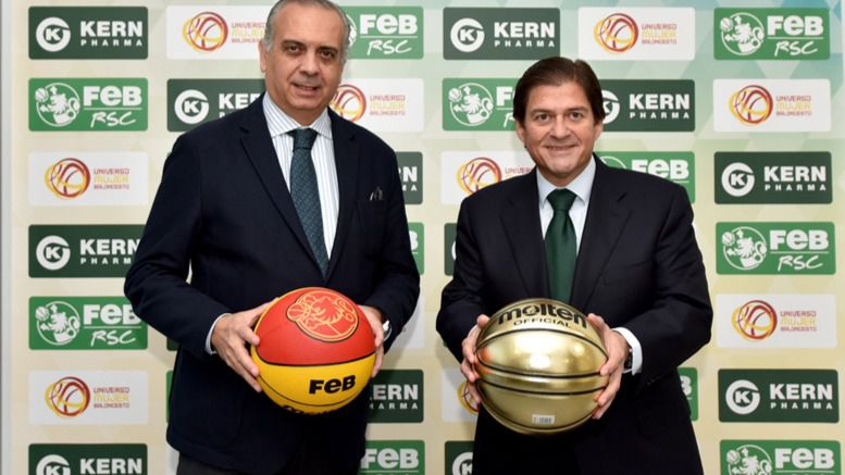 Kern Pharma ficha por la Federación Española de Baloncesto para colaborar en sus proyectos sociales