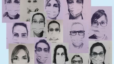 El Hospital Puerta de Hierro homenajea a sus profesionales en el primer aniversario de la pandemia