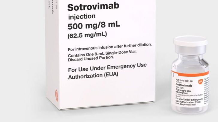 Uno de los nuevos fármacos autorizados contra el COVID-19, el Sotrovimab