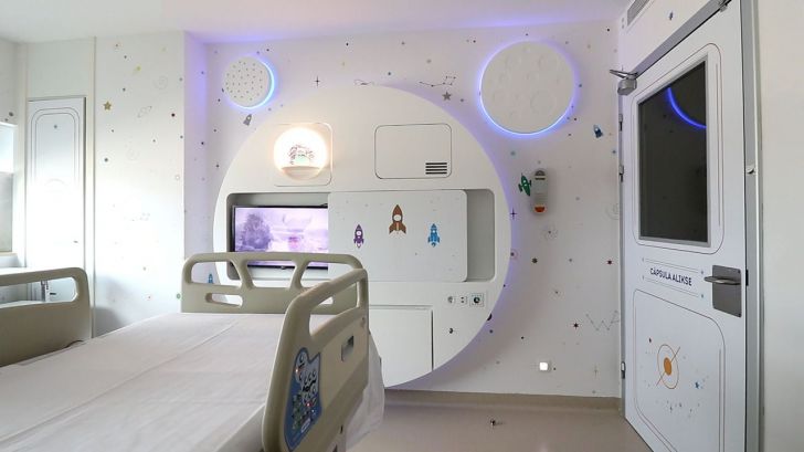 La Hospital de La Fe estrena una 'estación lunar' en su área de trasplante de médula ósea pediátrico