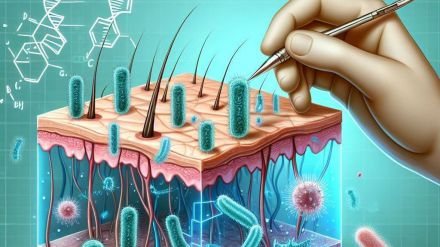 Las bacterias inteligentes de la piel producen moléculas para tratar el acné