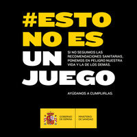 Hay que parar la segunda ola: #EstoNoEsUnJuego