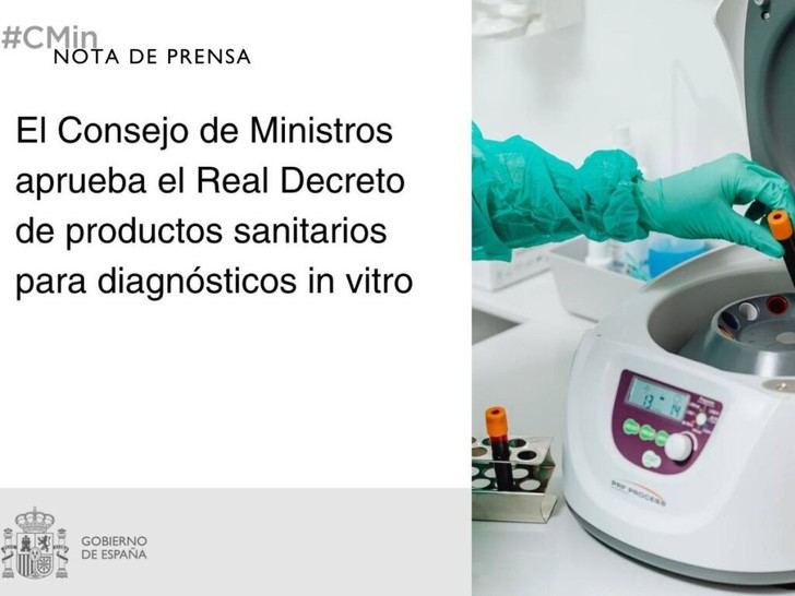 Un Nuevo Real Decreto regula productos sanitarios para diagnósticos in vitro en España