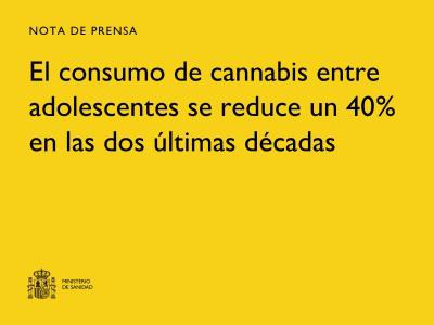 Disminuye un 40% el consumo de cannabis entre adolescentes en dos décadas