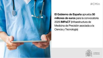 Gobierno destina 50 millones de euros a la medicina personalizada para 2026