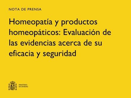El Ministerio de Sanidad desestima la homeopatía por falta de evidencia científica