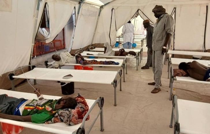 Crisis en Sudán: 2.300 pacientes de cólera y 40 muertes en una semana