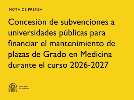 El Gobierno aprueba hasta 17 millones para mantener 1.135 plazas de Medicina
