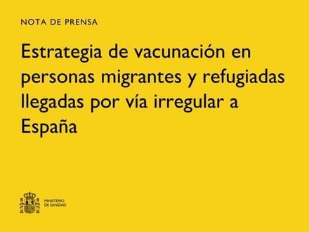 Sanidad implementa un plan de vacunación para migrantes y refugiados en España