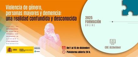 Nuevo curso online sobre violencia de género en mayores con demencia
